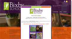 Desktop Screenshot of bixbyschool.org